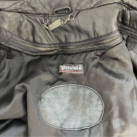 Vintage 80s Danier Long Leather Coat - Picture 7 of 16